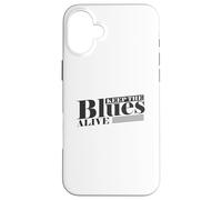 Keep The Blues Alive Trompeta Musical Carcasa para iPhone 16 Plus