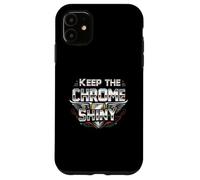 Keep the Chrome Shiny Auto Enthusiast Design Carcasa para iPhone 11