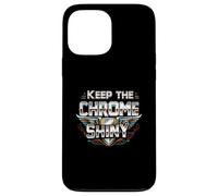 Keep the Chrome Shiny Auto Enthusiast Design Carcasa para iPhone 13 Pro Max