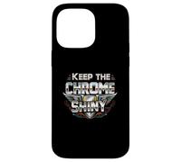 Keep the Chrome Shiny Auto Enthusiast Design Carcasa para iPhone 14 Pro Max