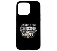 Keep the Chrome Shiny Auto Enthusiast Design Carcasa para iPhone 15 Pro Max