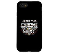 Keep the Chrome Shiny Auto Enthusiast Design Carcasa para iPhone SE (2020) / 7 / 8