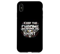 Keep the Chrome Shiny Auto Enthusiast Design Carcasa para iPhone XS Max