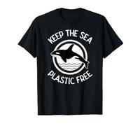 Keep The Sea - Orca Orca de Ballena asesina sin plástico Camiseta gráfica económica
