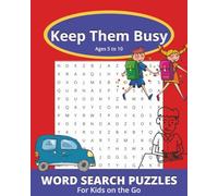 Keep Them Busy Kids Word Search Puzzle Book: Word Search Puzzles For Kids on the Go