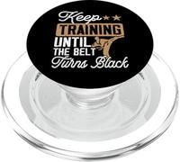 Keep Training Until The Belt Turns Black PopSockets PopGrip para MagSafe