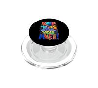 Keep Trying Until You Make It Mantra de motivación PopSockets PopGrip para MagSafe