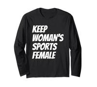Keep Womans Sports Female Awesome Fair Play Tees Manga Larga
