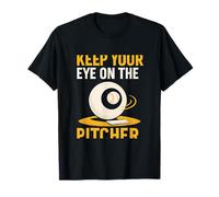 Keep Your Eye on the Pitcher - Gráfico humorístico para fanáticos del béisbol Camiseta
