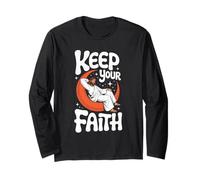 Keep Your Faith Jesus - Cita Cristiana Vintage Manga Larga