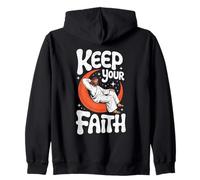 Keep Your Faith Jesus - Cita Cristiana Vintage Sudadera con Capucha