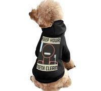 Keep Your TeethWinter-Sudadera con Capucha para Perro, Ropa cálida para Perros pequeños, Abrigo para Chihuahua, Ropa para Cachorro y Gato, 2XL