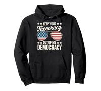 Keep Your Theocracy Out Of My Democracy Sudadera con Capucha
