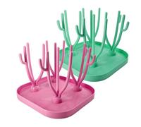 KEEPAQ Estante de secado para biberones, estante de secado para biberones con bandeja de goteo extraíble, accesorios para biberones sin BPA, accesorios para secar tetinas, tazas y otros accesorios