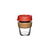 KeepCup Brew Cork, Taza de vidrio reutilizable, Mediana 12 oz/340 ml, Daybreak