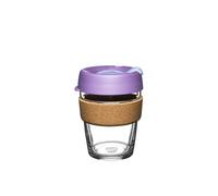 KeepCup Brew Cork, Taza de vidrio reutilizable, Mediana 340 ml, Luz de la luna