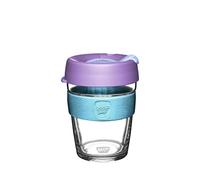 KeepCup Brew, taza de vidrio reutilizable, tamaño mediano, 340 ml, luz de luna, azul