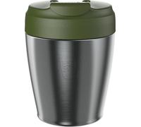 KeepCup Commuter - Taza de café reutilizable de acero inoxidable aislada con tapa abatible a prueba de derrames, 227 ml, color pino