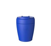 KeepCup Commuter - Taza de café reutilizable de acero inoxidable aislada con tapa abatible a prueba de derrames, 227 ml, color azul eléctrico