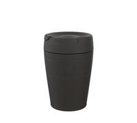KeepCup hélice térmica | Taza de café reutilizable de acero inoxidable | Taza de viaje de doble pared, aislada al vacío, con tapa de rosca sellada, libre de BPA y BPS | Medio 12oz/340ml | Negro
