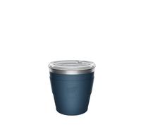 KeepCup QuickSip - Taza de café térmica de acero inoxidable con aislamiento al vacío, reutilizable, con tapa a prueba de salpicaduras, extra pequeña, XS, 180 ml, azul Oxford
