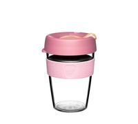 KeepCup Taza de café reutilizable de plástico ligero original con tapa a prueba de salpicaduras, 340 ml, melocotones