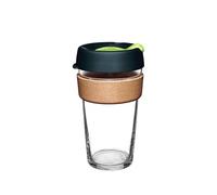 KeepCup Taza de café reutilizable, vidrio templado y corcho natural, L 454 ml, profundo