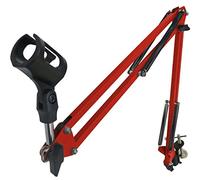 Keepdrum 5-nb35 RD Rojo Mesa brazo de micrófono micrófono trípode brazo para mesa montaje