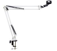Keepdrum 5-nb35 WH Blanco Mesa brazo de micrófono micrófono trípode brazo para mesa montaje