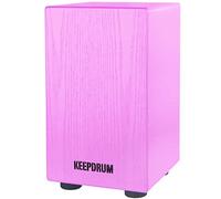 keepdrum DC1M PK Cajón infantil Junior Box Taburete de tambor Rosa Rosa