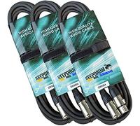 Keepdrum dmx004 10 m de 3 Pin Xlr Cable DMX 3 unidades)