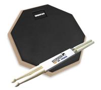 keepdrum DP-BK8 - Almohadilla para batería (8 pulgadas, con baquetas), color negro