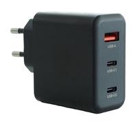 keepdrum GaN40 USB - Cargador rápido múltiple (2 puertos USB-C, 1 USB-A, 40 W)