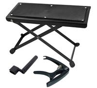 keepdrum Juego de accesorios para guitarra, reposapiés, cejilla y manivela para cuerdas