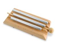 keepdrum KDC3 Energy Chimes - Varilla de sonido de 3 tonos (incluye mazo para educación musical, yoga, meditación)