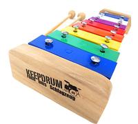 keepdrum KGS2 - Xilófono Instrumento Musical para niños, Juguete de Madera, Multicolor