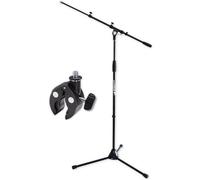 keepdrum MS106 - Soporte para micrófono con abrazadera universal K-M 23690 (3/8 pulgadas)