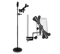 keepdrum MS124 - Soporte para micrófono con soporte para tablet