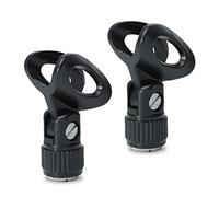 keepdrum MSA023 - Juego de 2 pinzas para micrófono con diámetro de 22-24 mm