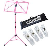 Keepdrum mus3 Ordenador Soporte + ordenador grapas, rosa