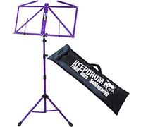 Keepdrum MUS3FL - Atril para partituras (incluye bolsa de transporte), color lila