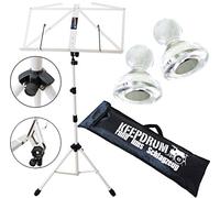 keepdrum mus3wh Atril Blanca con Funda + 2 imanes