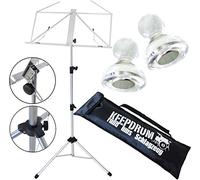 Keepdrum Ordenador Soporte ordenador atril Plata con funda Silver Metallic + 10 unidades Imanes MG10