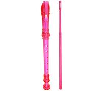 Keepdrum rc002pk Flauta dulce soprano Neon Rosa Transparente
