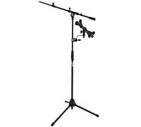 keepdrum Soporte de micrófono con jirafa y soporte universal para tablet