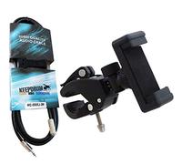 Keepdrum variable de soporte para smartphone + 3 m Cable de extensión Mini Jack