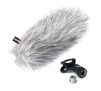 keepdrum WSWH - Protector de viento y pinza para micrófono (22-24 mm)