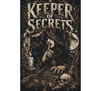 Keeper of Secrets: Dark Gothic Lined Journal: Witchcraft Notebook for Writing, Journaling & Spellcasting | Black Cat & Moon Aesthetic | 120 Pages, 6×9