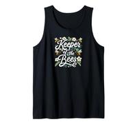 Keeper of The Bees Beekeeper Honeycomb Bee Lover Design Camiseta sin Mangas