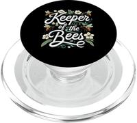 Keeper of The Bees Beekeeper Honeycomb Bee Lover Design PopSockets PopGrip para MagSafe